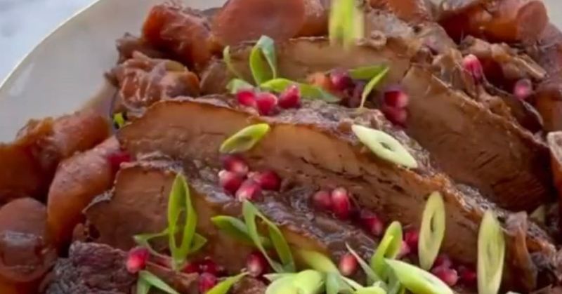 Pomegranate Braised Beef
