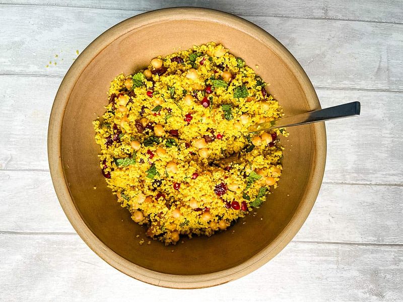 Pomegranate Infused Couscous