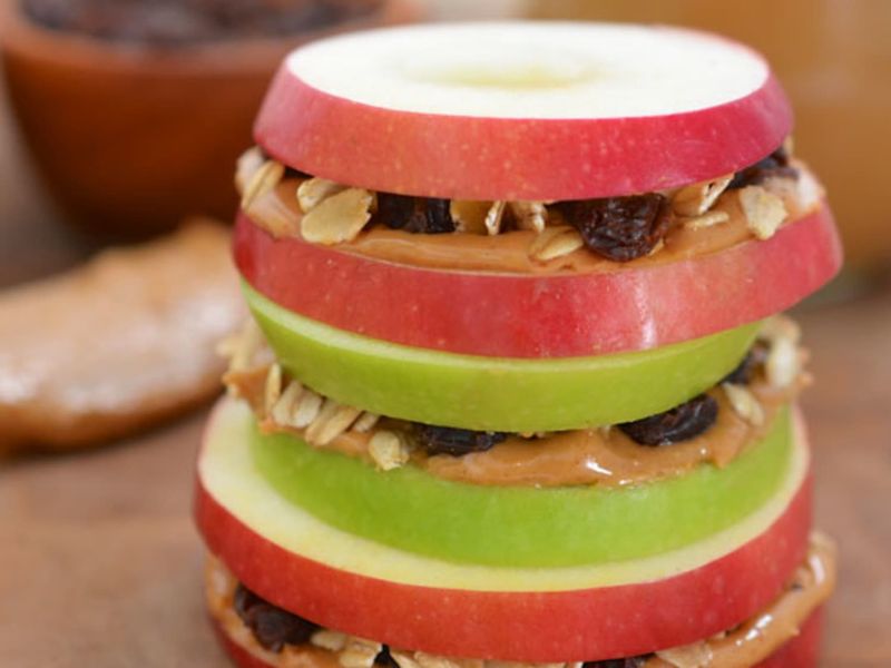 Peanut Butter Apple Slices