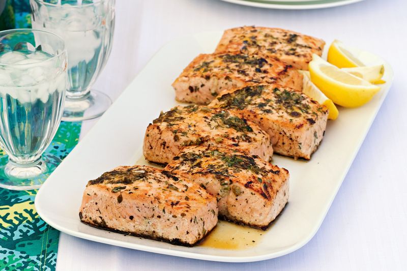 Lemon Herb Grilled Salmon