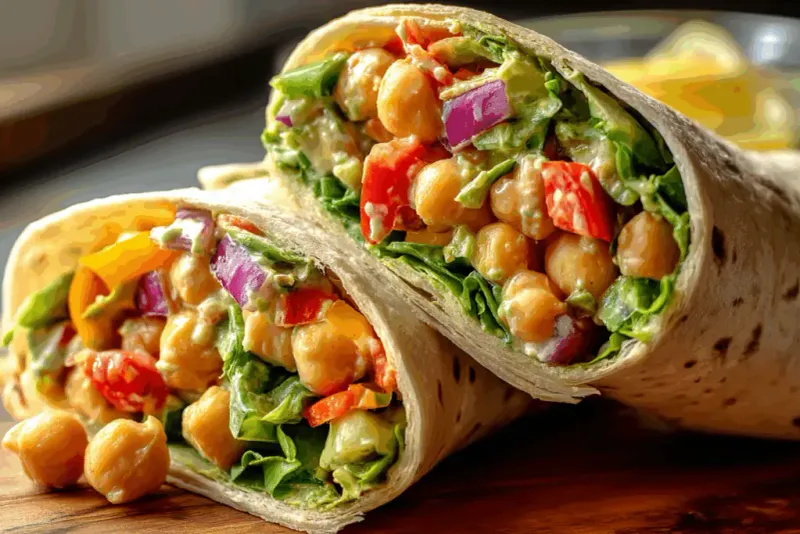 Chickpea Salad Wrap