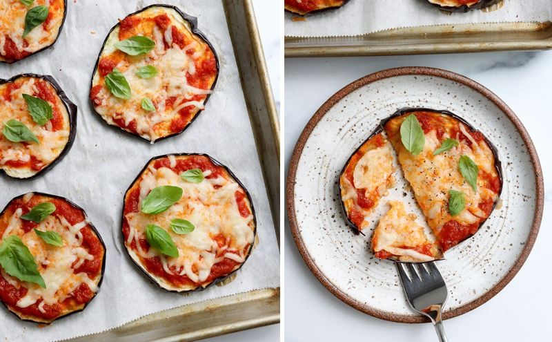 Eggplant Pizza Slices