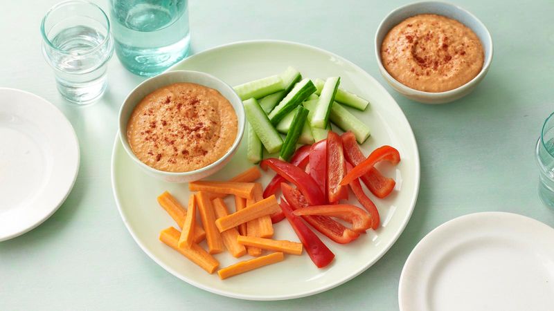 Hummus with Veggie Sticks