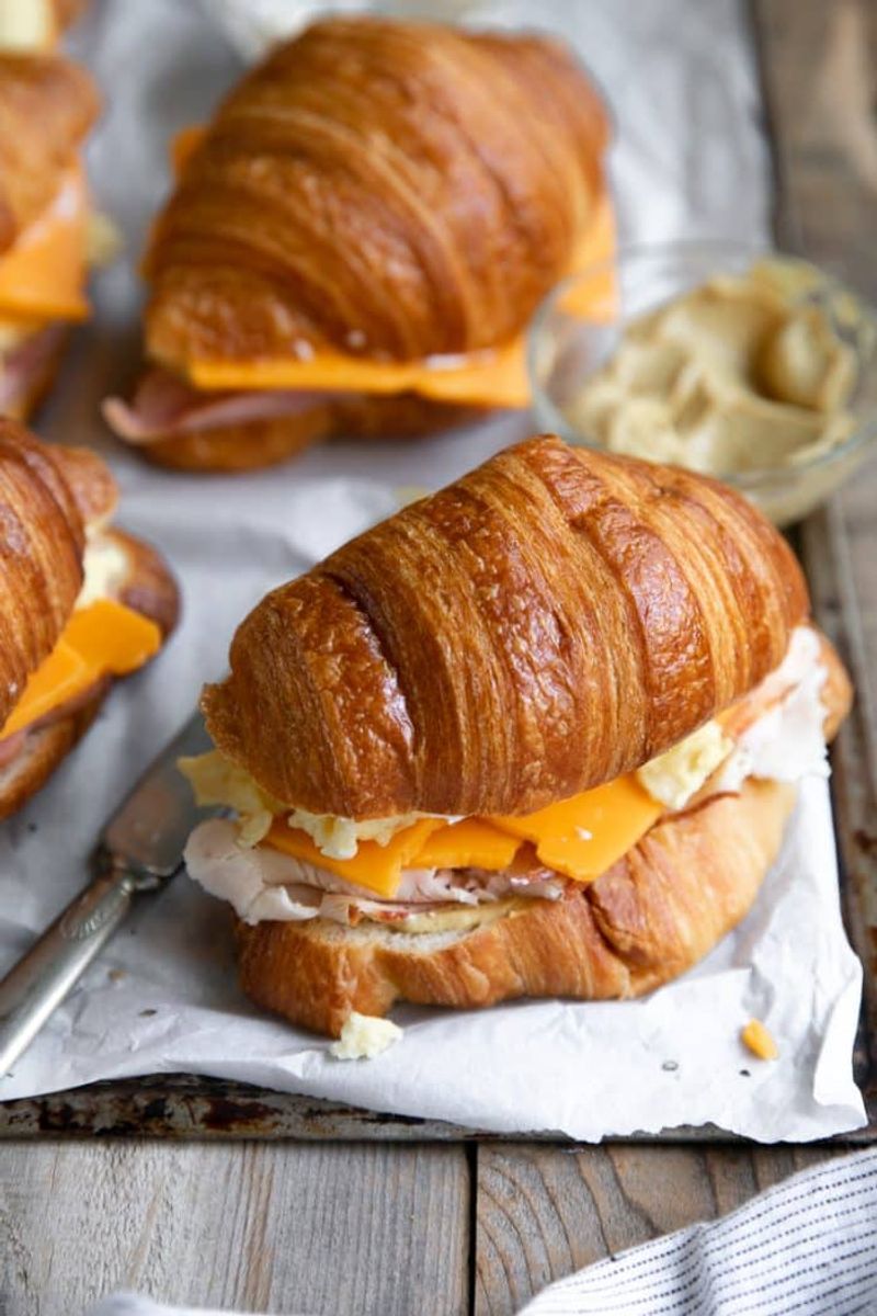 Ham and Cheese Croissants