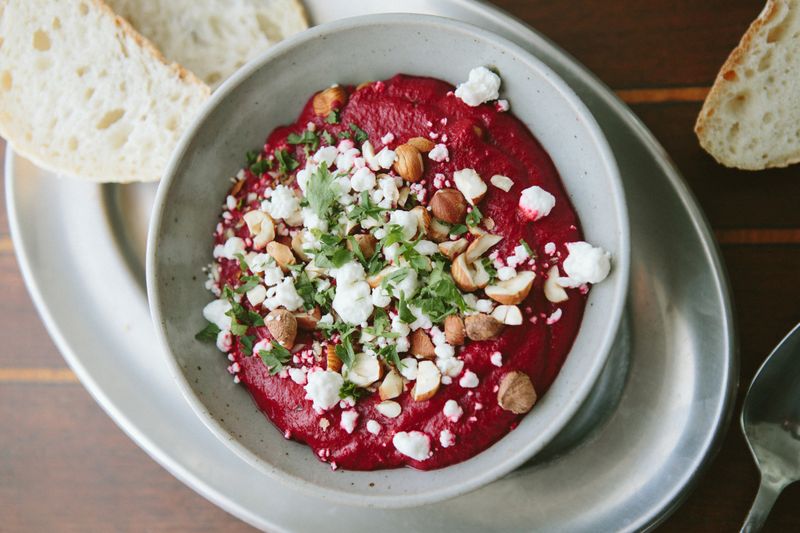 Roasted Beet and Goat Cheese Dip