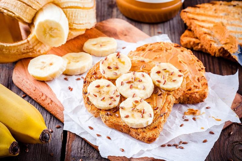 Peanut Butter and Banana Toast