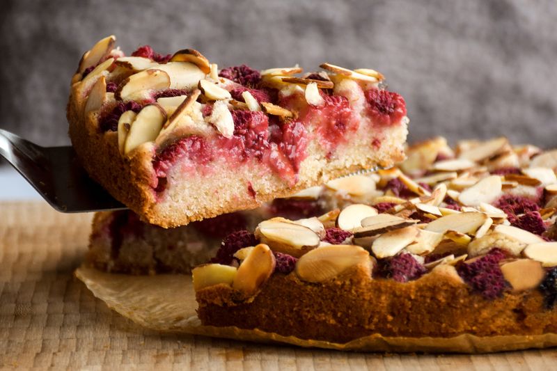 Raspberry Almond Cake