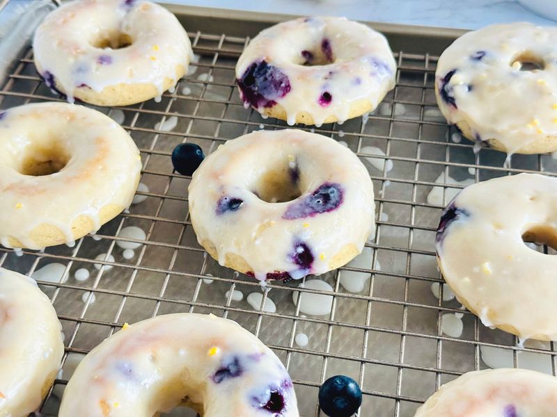 Blueberry Cake Donut