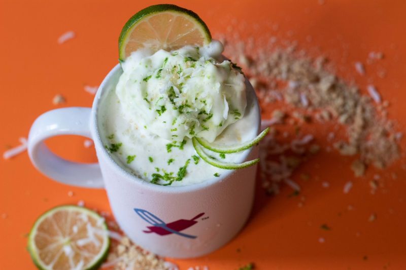 Coconut Lime Mug Cake