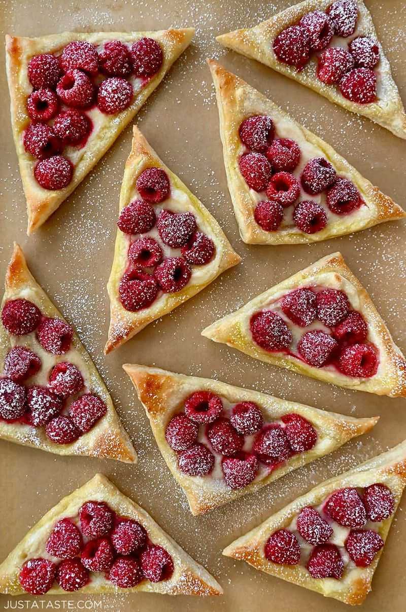 Raspberry Danish Pastries
