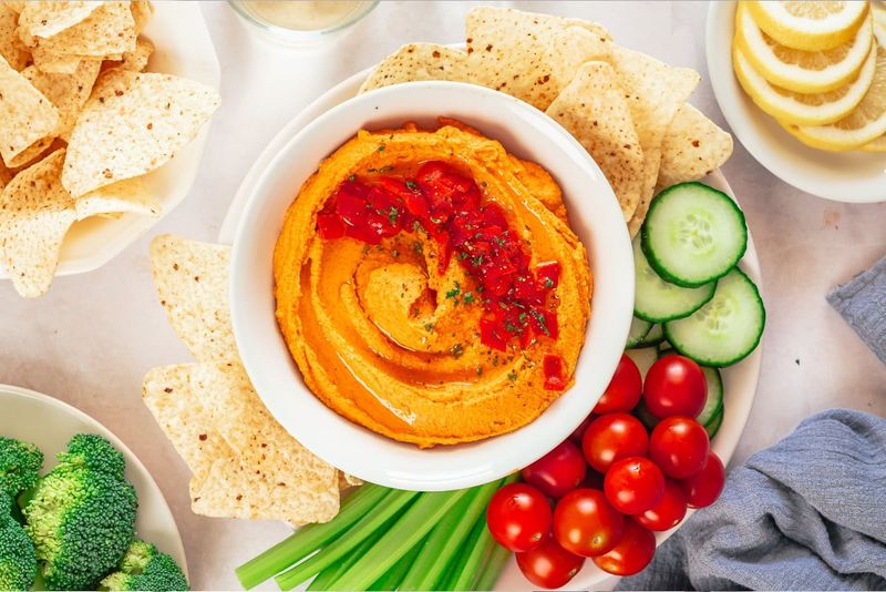 Roasted Red Pepper Hummus