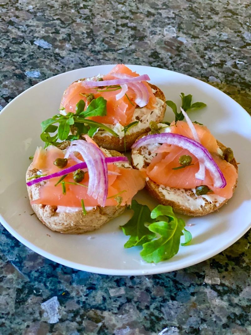 Bagel with Smoked Salmon