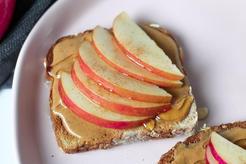 Apple and Almond Butter Toast