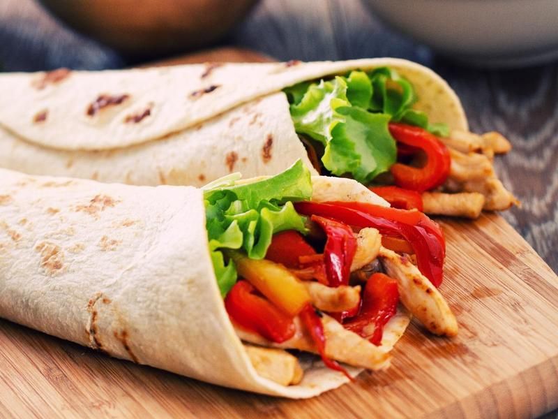 Zesty Chicken Wraps