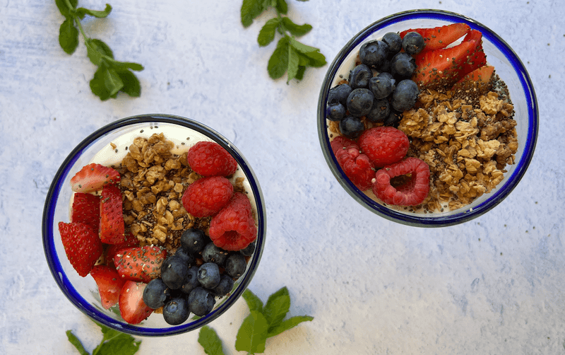 Yogurt Parfait with Nuts