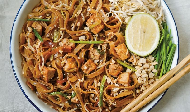 Vegan Pad Thai with Tofu