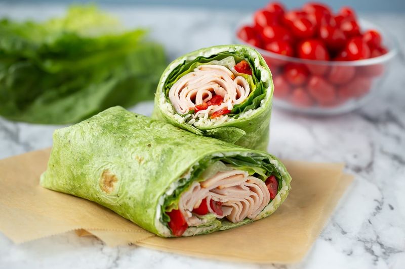 Turkey and Spinach Wrap