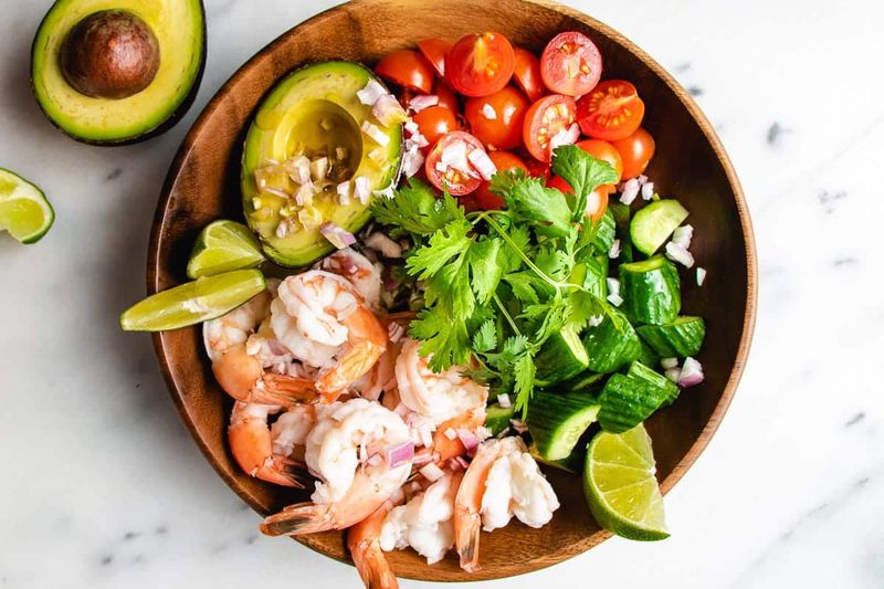Chilled Shrimp and Avocado Salad
