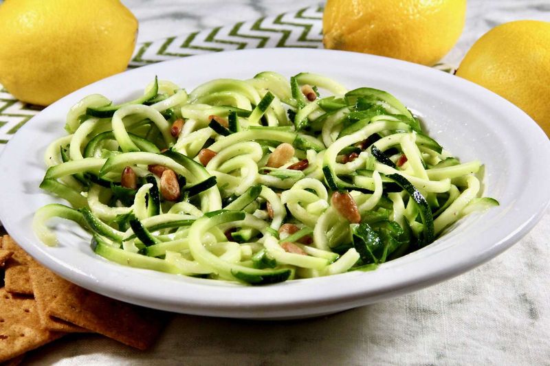 Greek Zoodle Salad