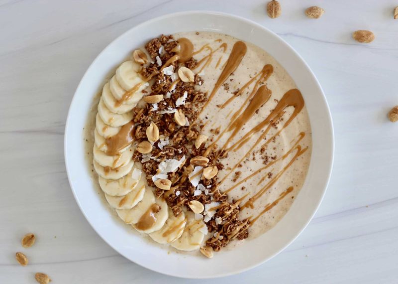 Peanut Butter Banana Smoothie Bowl