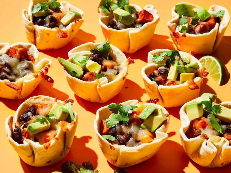 Sweet Potato and Black Bean Cups