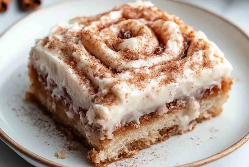 Cinnamon Roll Cake