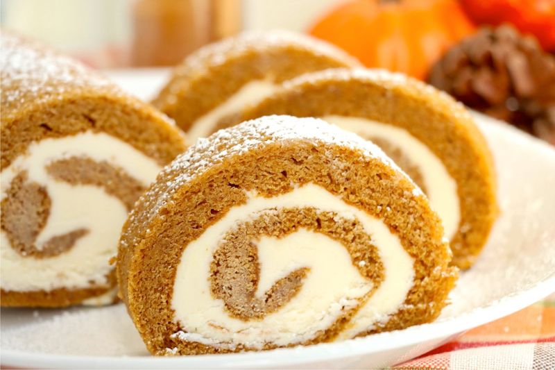 Pumpkin Cream Cheese Roll