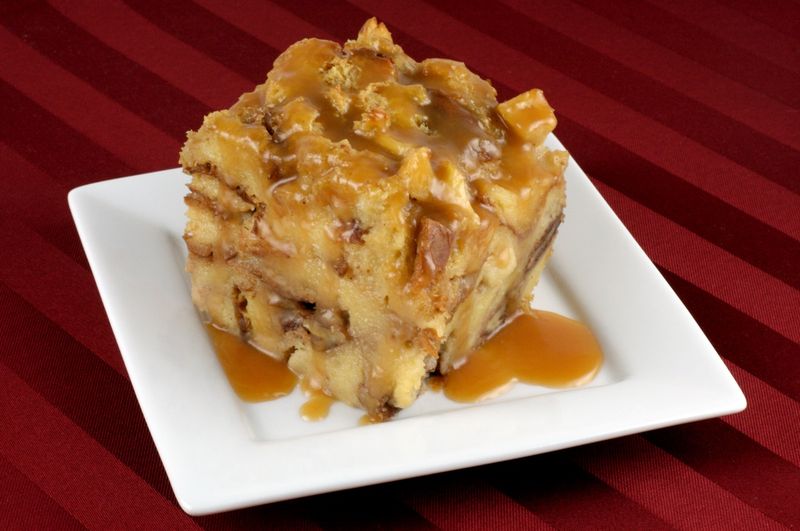 Apple Cardamom Bread Pudding