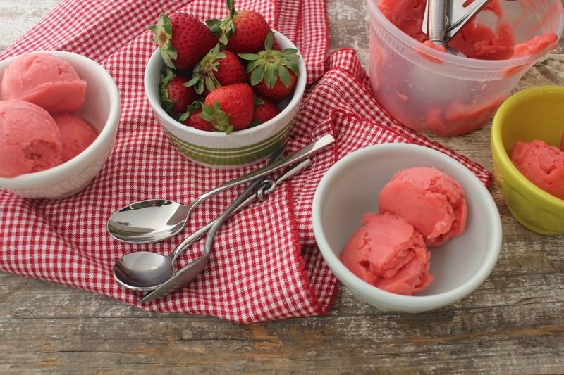 Strawberry Sorbet
