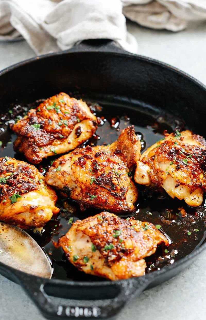 Recipe 4: Chicken Thighs with Garlic Butter