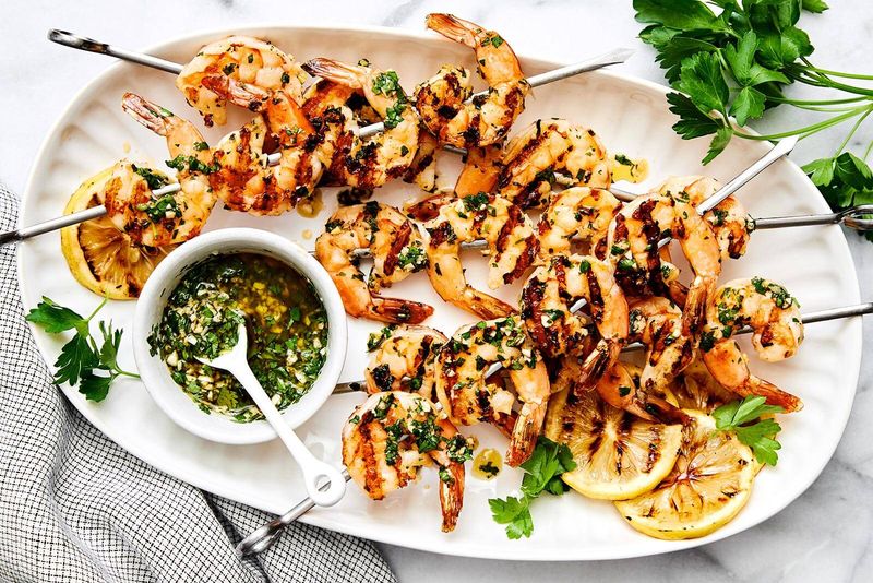 Recipe 7: Garlic Shrimp Skewers