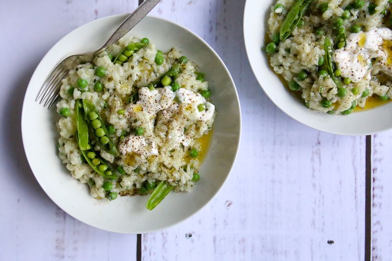 Pea and Mint Risotto
