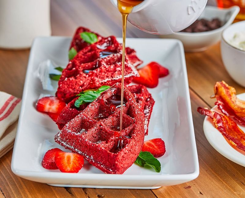 Red Velvet Waffles