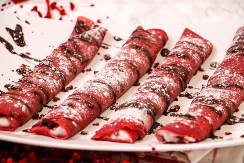 Red Velvet Crepes