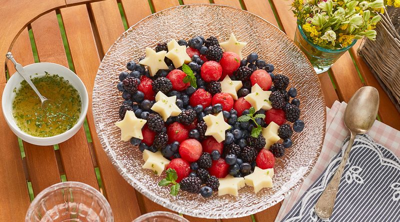 Red, White & Blue Fruit Salad