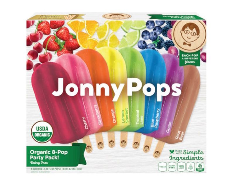 Jonny Pops Organic Freezer Pops