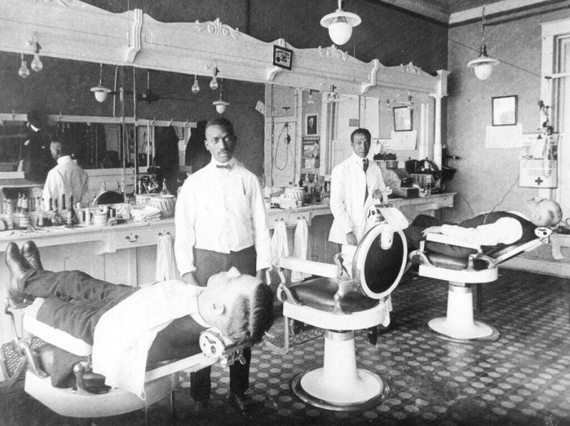 Old-Fashioned Barber Shops