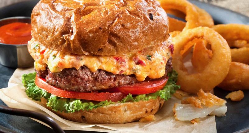 South Carolina's Pimento Cheese Burger