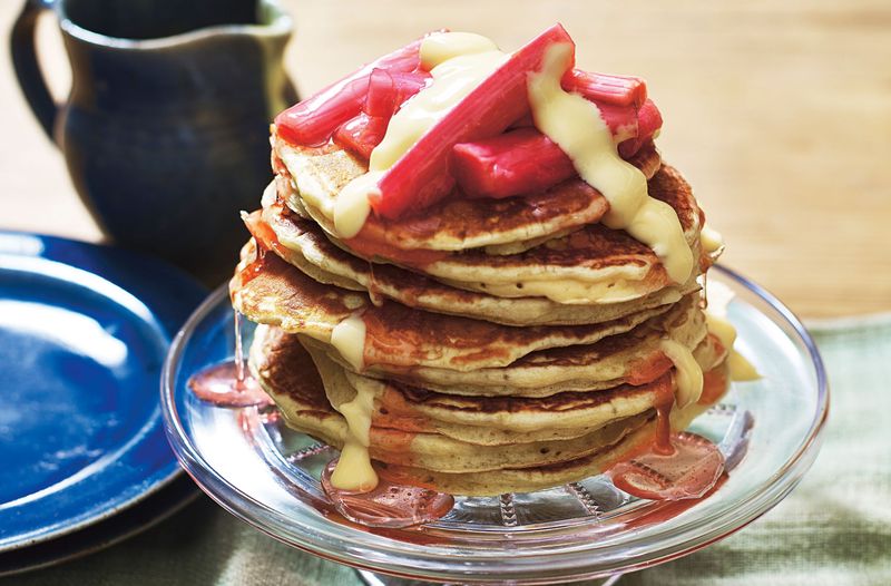 Rhubarb Pancakes