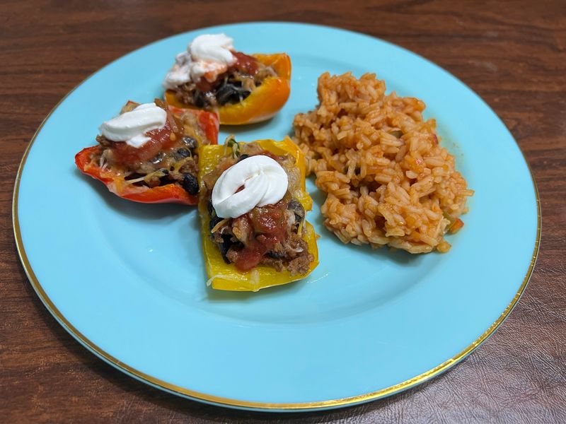 Stuffed Bell Pepper Bites