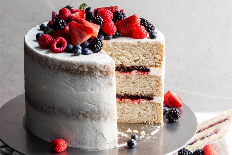 Berry Medley Layer Cake