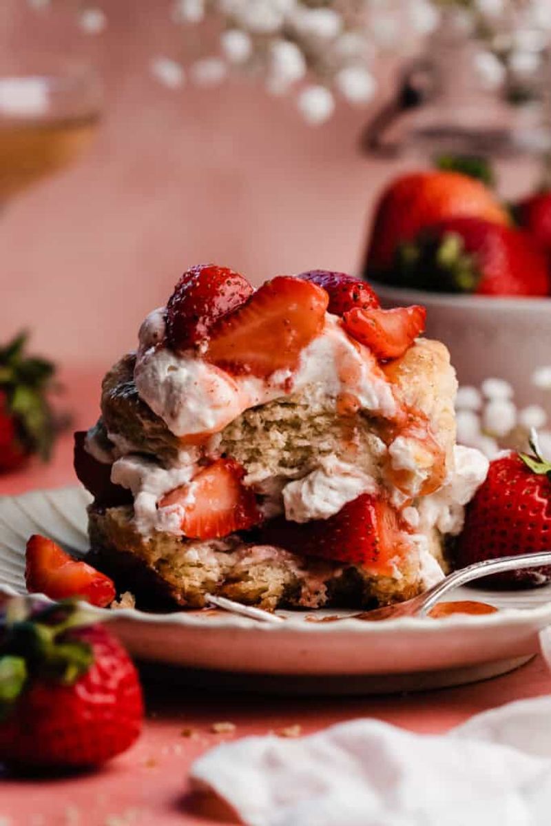 Fluffy Strawberry Shortcake