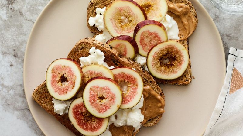 Almond Butter and Fig Sandwich