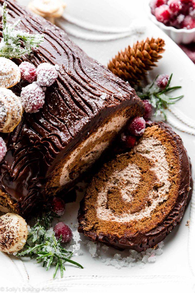 Yule Log Cake
