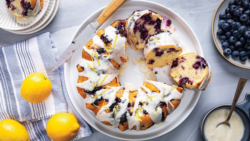 Lemon Blueberry Pound Cake
