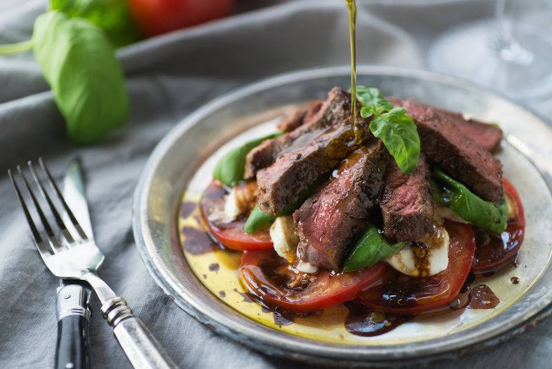 Caprese Steak Salad