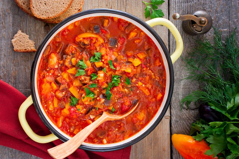 Eggplant and Tomato Stew