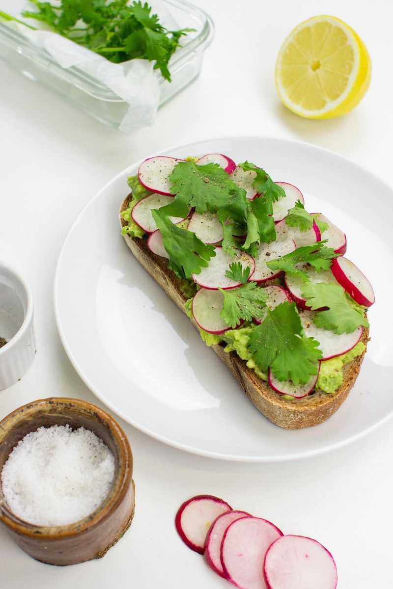 Avocado Toast with Radishes