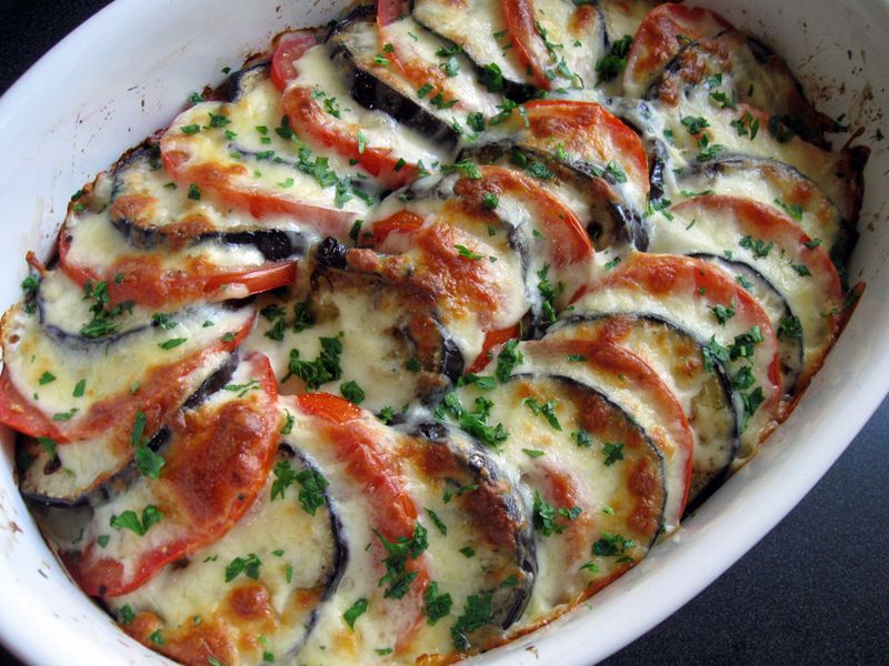 Eggplant and Tomato Bake
