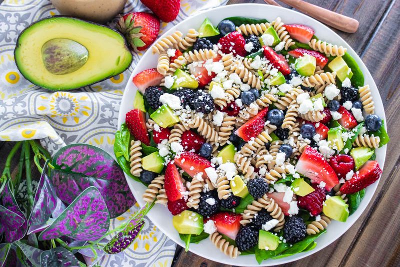 Summer Berry Pasta Salad